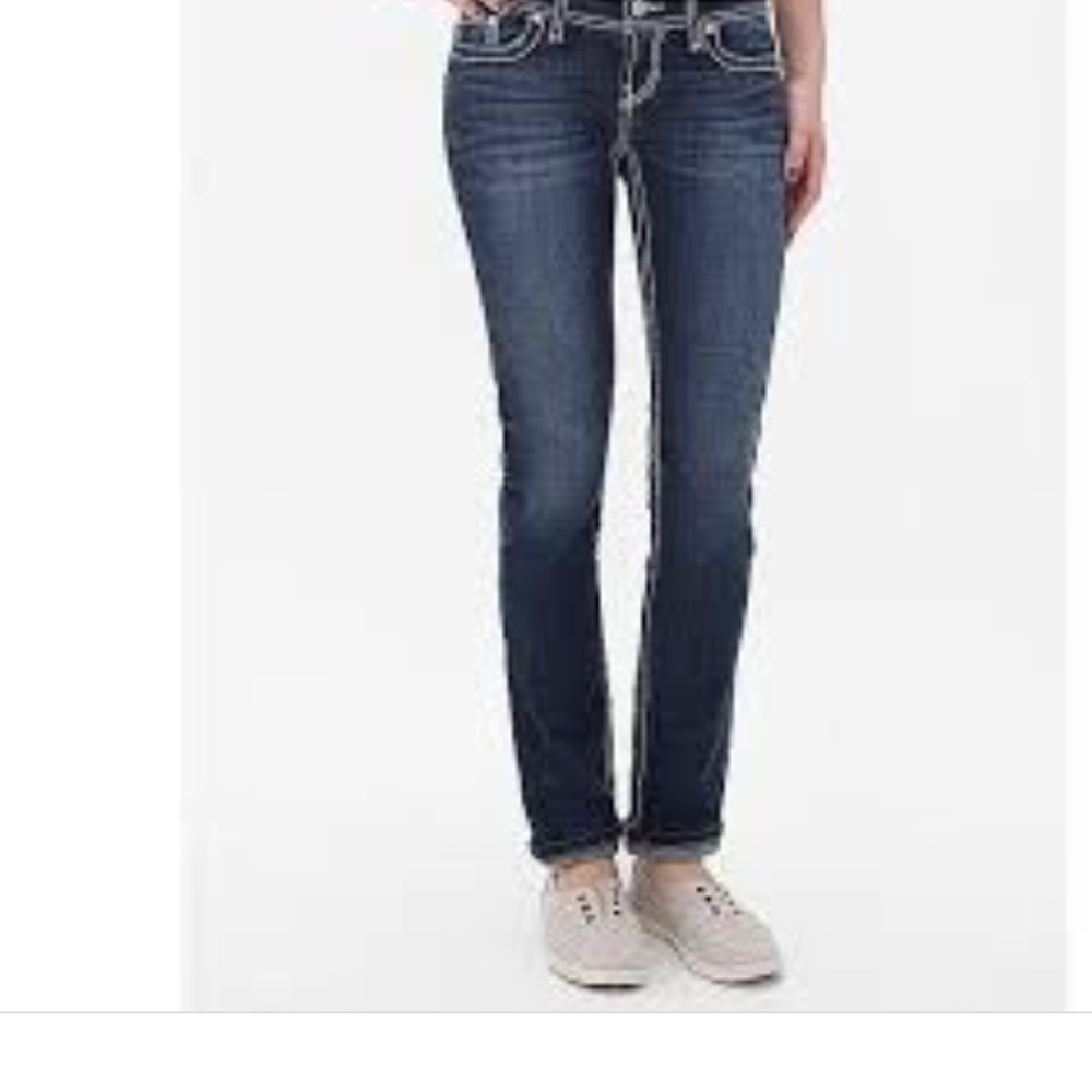 BKE denim Stella Jeans Blue Studded Size 26